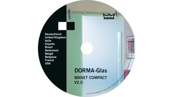 Software di progettazione su CD-ROM DORMAKABA MANET COMPACT