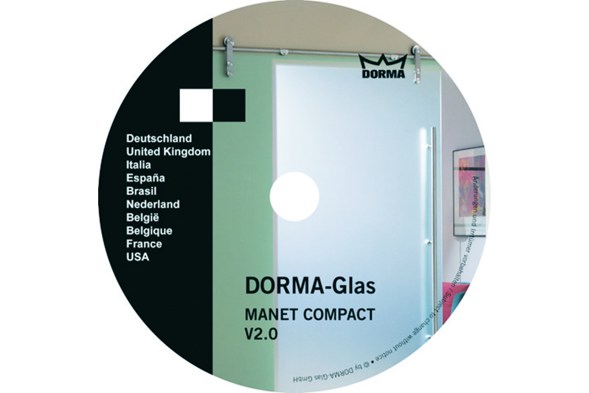Software di progettazione su CD-ROM DORMAKABA MANET COMPACT