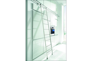 Scala scorrevole inox a misura