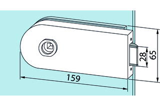 Glastürschloss DORMA GLAS Studio Rondo Glastürschloss DORMA GLAS Studio Rondo