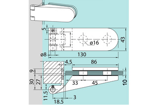Glastürband DORMA GLAS Studio Rondo Glastürband DORMA GLAS Studio Rondo