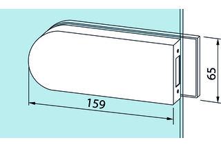 Gegenkasten DORMA GLAS Studio Rondo Gegenkasten DORMA GLAS Studio Rondo