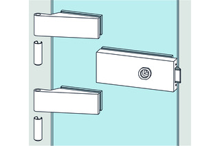 Glastürschloss-Garnituren DORMA GLAS Studio Classic Glastürschloss-Garnituren DORMA GLAS Studio Classic