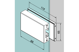 Gegenkasten DORMA GLAS MEDIO Gegenkasten DORMA GLAS MEDIO