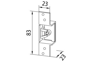 Zargentaschen DORMA GLAS Zargentaschen DORMA GLAS