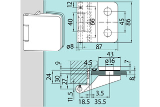 Glastürband DORMA GLAS Office Junior Glastürband DORMA GLAS Office Junior