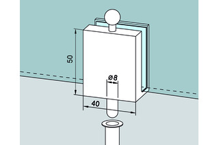Überschub-Feststellriegel DORMA GLAS Überschub-Feststellriegel DORMA GLAS