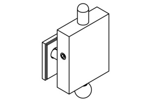 Feststellriegel DORMA GLAS Feststellriegel DORMA GLAS