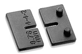 Cale caoutchouc pour pinces pour le verre