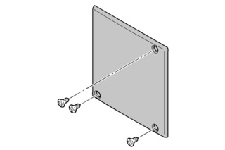Terminali VITRIS Portavant M50/M80 per profilo parete e soffitto
