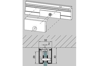 Wandanschlussprofil-System DORMA GLAS Wandanschlussprofil-System DORMA GLAS