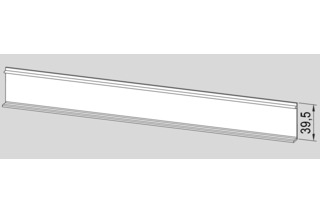 Deckprofil DORMA GLAS zum Aufclipsen Deckprofil DORMA GLAS zum Aufclipsen