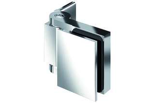 Nuzamas Lot de 2 charnières de porte de douche en verre vers support en verre, ouverture et Nuzamas Lot de 2 charnières de porte de douche en verre vers support en verre, ouverture et