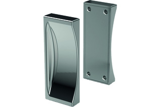 Poignée à cuvette de porte coulissante PAULI+SOHN 8822-MGH