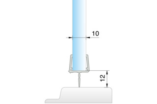 Joint d'étanchéité pour douche PAULI+SOHN 8876