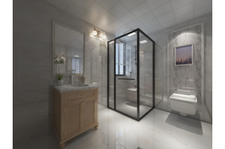 Kit completo doccia ad angolo OPK Corner In-Flying Door