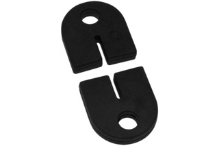 Cale caoutchouc pour pinces pour le verre