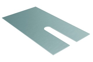 Distanzbleche zu Glasgeländerprofil cp-1402 PAULI+SOHN