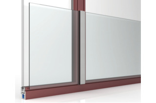 Franz. Balkon-Profil für Mittelpfosten PAULI+SOHN P-03, Befestigung K Franz. Balkon-Profil für Mittelpfosten PAULI+SOHN P-03, Befestigung K