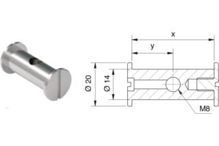 Querdübel PAULI+SOHN für Pfosten-/ Kämpferprofile Querdübel PAULI+SOHN für Pfosten-/ Kämpferprofile