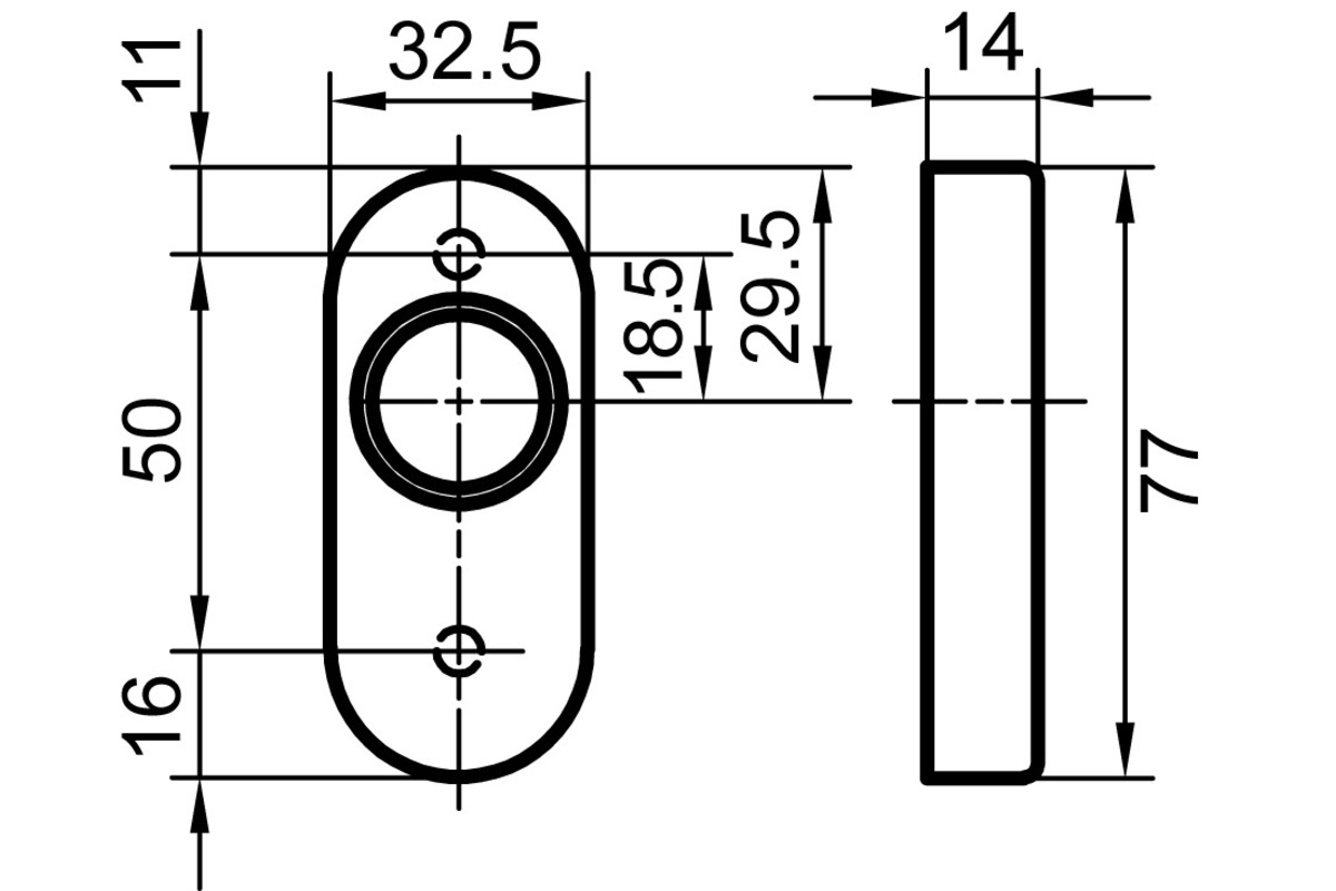 Rosaces de protection pour cylindres GLUTZ 5315