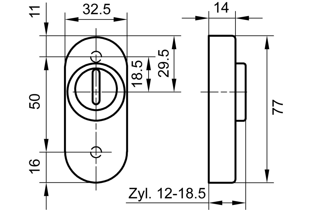 Bocchette di protezione per cilindri GLUTZ 5317/5316