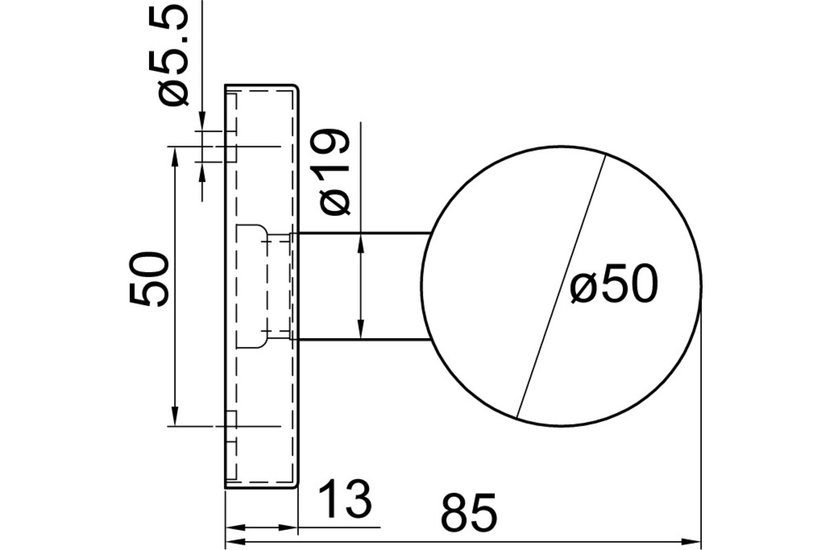 Türknopf NICKAL | opo.ch