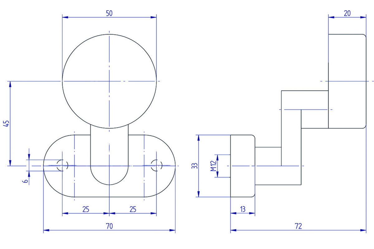 Türknopf MEGA 05-37755-170 | opo.ch