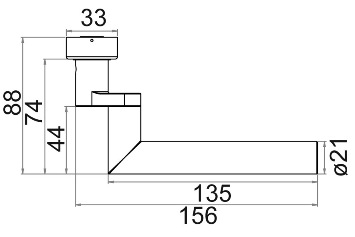 Semiguarnizioni di maniglie per porte OK-LINE 52A