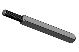 Perni di raccordo per serrature con cricca apribile a chiave M8 OK-LINE