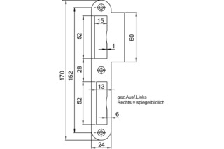 Lappenschliessblech SSF Lappenschliessblech SSF