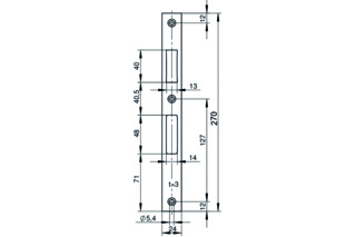 Flachschliessblech SSF Flachschliessblech SSF