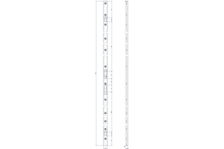 Profil-Einfrässchliessleiste B-40341 Profil-Einfrässchliessleiste B-40341