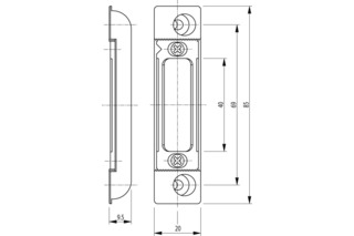 Schliessplatte G-U SECURY-Automatic 2110/2116 Schliessplatte G-U SECURY-Automatic 2110/2116