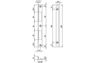 Winkelschliessblech MSL 1870
