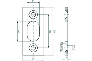 Flachschliessblech MSL B19461 Flachschliessblech MSL B19461
