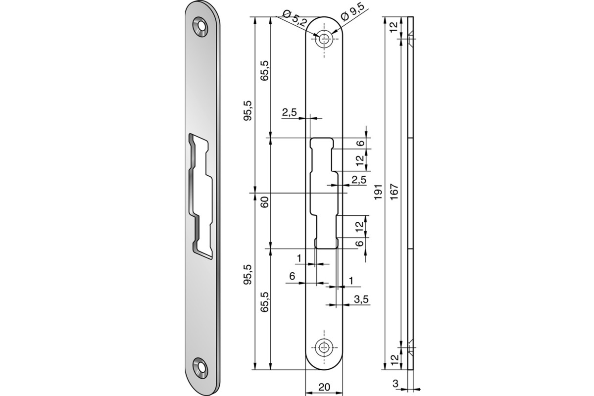 Controcartelle per serrature KABA x-lock