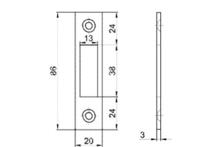 Flachschliessblech MSL B-1501 Flachschliessblech MSL B-1501