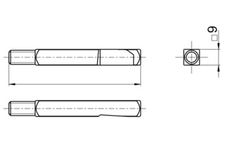 Wechselschloss-Verbindungsstifte BKS Wechselschloss-Verbindungsstifte BKS