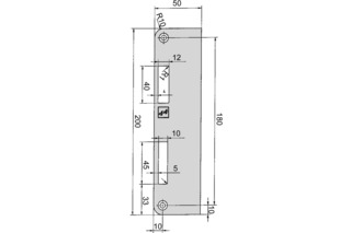 Lappenschliessblech EFF-EFF 809 Lappenschliessblech EFF-EFF 809
