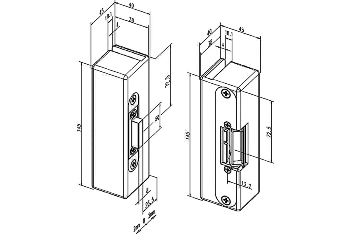 Incontro Elettrico Apertura Automatica Porta Blindata Elettroserratura - Foto 9
