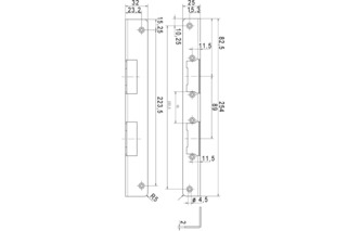 Winkelschliessblech EFF-EFF 56B35 Winkelschliessblech EFF-EFF 56B35