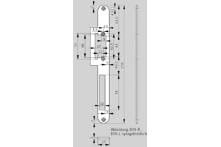 Lappenschliessblech dormakaba Lappenschliessblech dormakaba