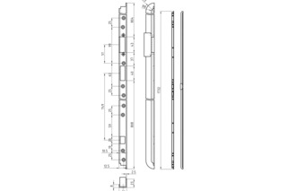 Einfrässchliessleiste GLUTZ E-1157 Einfrässchliessleiste GLUTZ E-1157