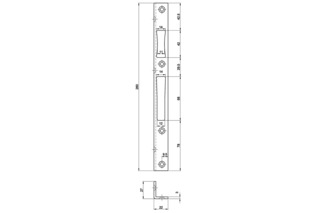 Winkelschliessblech MSL B-19351H Winkelschliessblech MSL B-19351H