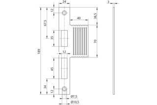 Lappenschliessblech EFF-EFF OneSystem N5120 Lappenschliessblech EFF-EFF OneSystem N5120