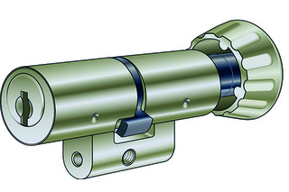 Drehknopfzylinder KABA 8 Typ 1519 A