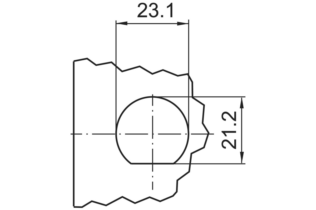 Cilindri di chiusura KABA 8, tipo M1031/M1061