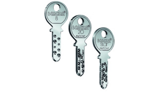 Chiavi di sicurezza KABA SR 100, dalla fabbrica