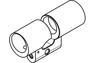 Gehäuse Doppelzylinder RZ KABA Modular Typ 2215 A-1 Gehäuse Doppelzylinder RZ KABA Modular Typ 2215 A-1